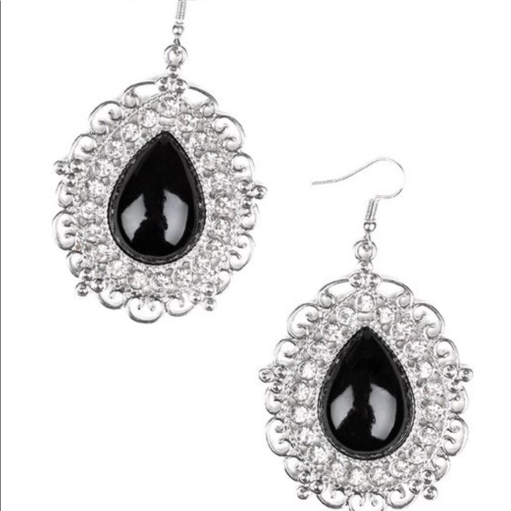 Black earrings
